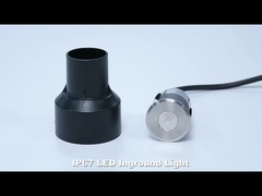 1W 2W 3W LED de un solo color iluminación de baja tensión latón luces enterradas al aire libre luz de camino de puntos LED