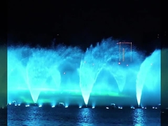 Colorida fuente LED luz submarina de punto de la superficie de montaje IP68 luz LED del centro de atención