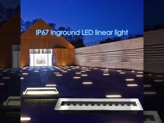 500 mm Proyecto jardín enterrado en el suelo hasta luz IP67 acero inoxidable 316