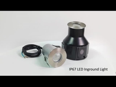 Luz de enterramiento LED de acero inoxidable 316 luz de jardinería LED subterránea