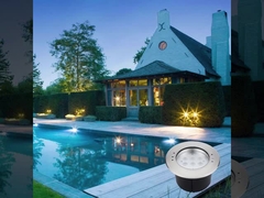 Nueva llegada IP68 impermeable de acero inoxidable 316L lámparas de piscina sumergibles 6W blanco LED bajo