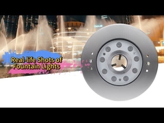 Luz de fuente de acero inoxidable Inmersos LED de la piscina luces IP68 caliente luz láser blanca fou