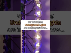 Luces empotradas IP67 en prueba de envejecimiento