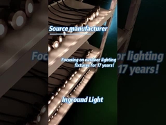 Luz LED de cubierta enterrada en el suelo, de bajo voltaje, impermeable IP65, ángulo ajustable, para exteriores, inundación ascendente