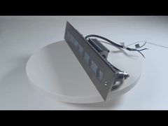 820462 Luminaria LED Lineal Empotrable 12W DMX512 Cubierta Frontal de Acero Inoxidable Empotrada en el Suelo