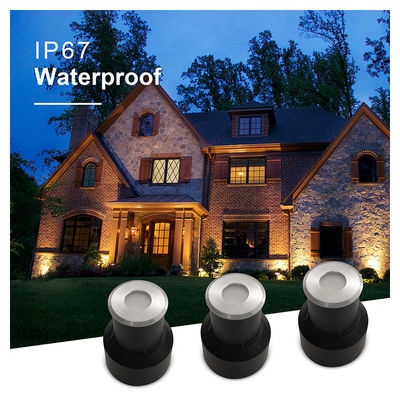 Luz de Empotrar IP67 Mini Luces Enterradas 12V 24V Blanco Cálido DIA45MM Vidrio Esmerilado Sin Lente