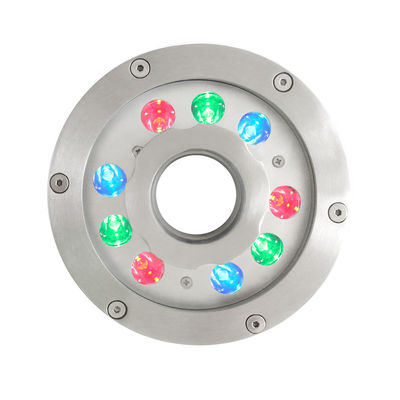 18W RGB LED fuente de luz de la piscina DMX Control impermeable IP68 luz submarina
