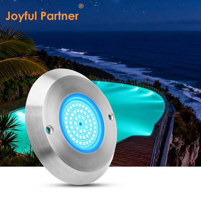 Lámpara de piscina PAR56 ultra delgada de 6W, LED SMD 2835, resistente al agua, 110x34MM, DC12V/AC12V