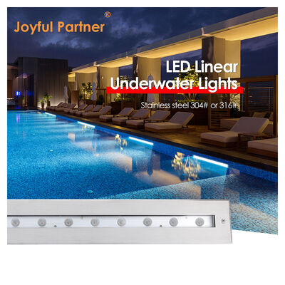 Forma rectangular de luz lineal submarina con haz asimétrico IP68 SS316L