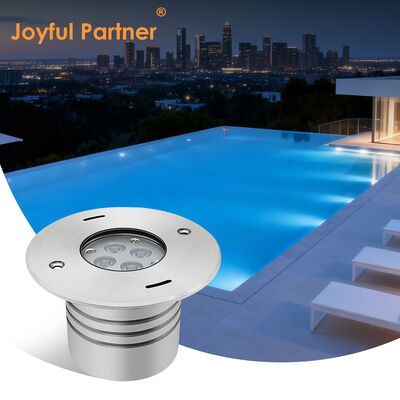 Piscina luz submarina DC24V 18W IP68 acero inoxidable 316 lente asimétrica opcional