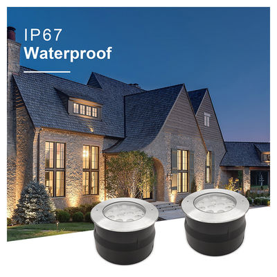 calidad  IP67 LED Underground Light 12W 24W 36W DIA185MM RGB3in1 3000K Warm White For Garden Park Plaza fábrica