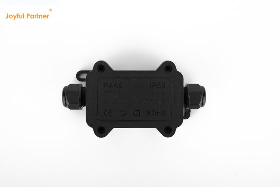 calidad  Black IP68 Quick Connector 24A 450VAC Waterproof Junction Box 2 Pin fábrica