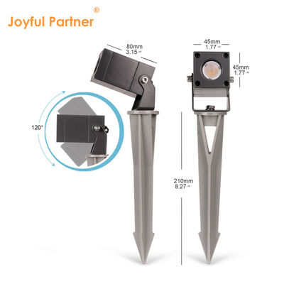 Lámpara de jardín LED de árbol cuadrado impermeable IP65 de aluminio exterior con certificación CE