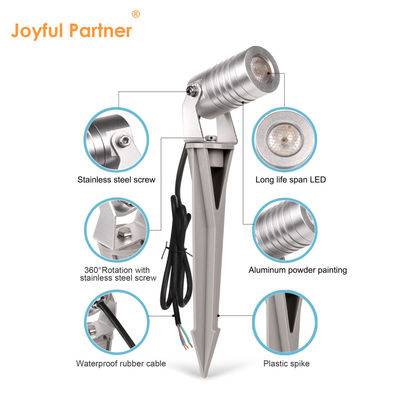 LED Spike 1w 2w 3w luz de jardín exterior luz de jardín luz de paisaje para el césped de árboles