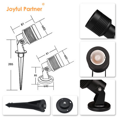 Ángulo ajustable de jardín hacia arriba y hacia abajo luz 6W 10W cuadrado iluminación exterior