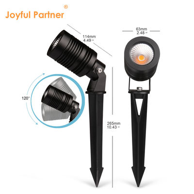 3000K 10W focos de jardín al aire libre LED ajustable luces de camino IP65 resistente al agua