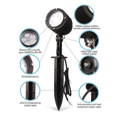 24VDC luz LED de jardín exterior 5W 10W 15W luz LED de baja tensión