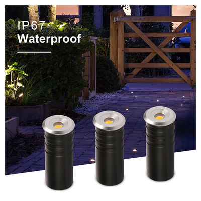 Mini IP67 1W CREE XPE LED de un solo color luz interior exterior lámpara enterrada escalera de escalera