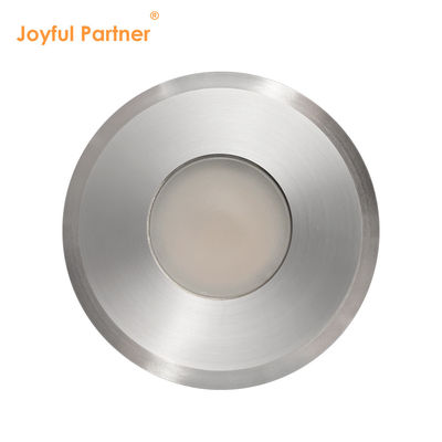 Mini luz de cubierta 12V 24V 1W 2W LED de un solo color DIA 38MM para jardín cuadrado