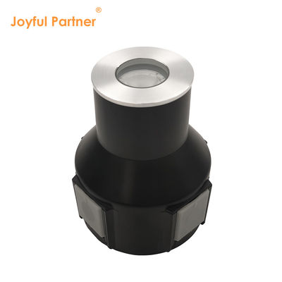 Luz de enterramiento LED de acero inoxidable 316 1w 2w 3w DC 24v con caja trasera de plástico para jardinería