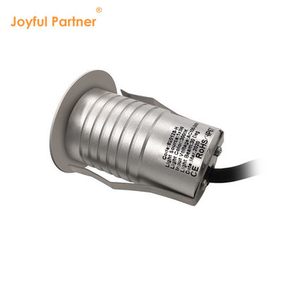 Luz de enterramiento LED de acero inoxidable 316 1w 2w 3w DC 24v con caja trasera de plástico para jardinería
