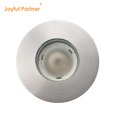 Luz de enterramiento LED de acero inoxidable 316 1w 2w 3w DC 24v con caja trasera de plástico para jardinería