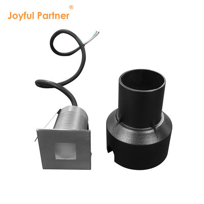 IP67 Iluminación LED en el suelo 1W 2W 3W Tipo cuadrado SS cubierta de vidrio congelado sin lentes