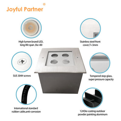 Iluminación de jardín exterior original CREE/OSRAM LED 12V DC24V 4W 8W cubierta de acero inoxidable