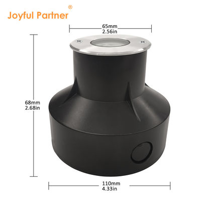 Iluminación en el suelo 1W 2W 3000k Blanco cálido IP67 Buena disipación de calor Cuerpo de aluminio