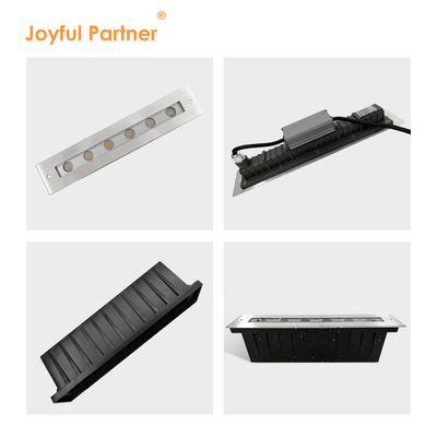 Luz LED subterránea con recubrimiento 2700k - 6500k IP67 Luz de lavado de pared lineal
