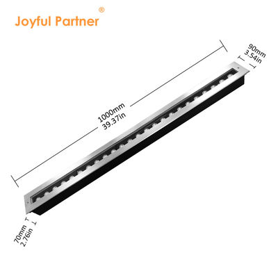 1 Meter Walkover LED luz subterránea 24w 48w exterior e interior IP67 calificado
