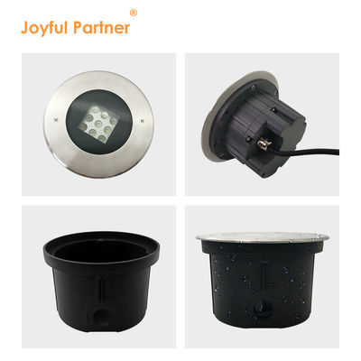 Revestimiento de aluminio impermeable en el suelo 3500K Blanco cálido DIA162MM 2 años de garantía