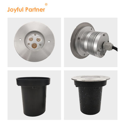 Luz de estacionamiento LED subterránea 3W 6W 9W COB LED Iluminación de jardín exterior con acabado de acero inoxidable