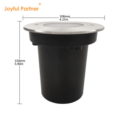 Luz de camino lateral IP67 3W 6W 9W 316SS cubierta DC24V Caja trasera de plástico para iluminar su jardín