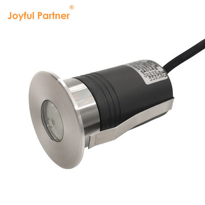 Luz de cubierta redonda de 3W IP67 Receso 316 Lámpara subterránea LED de acero inoxidable
