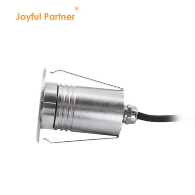 Mini recubrido 1W 2W LED luz de piscina subterránea IP68 3000k 12V / 24V DC