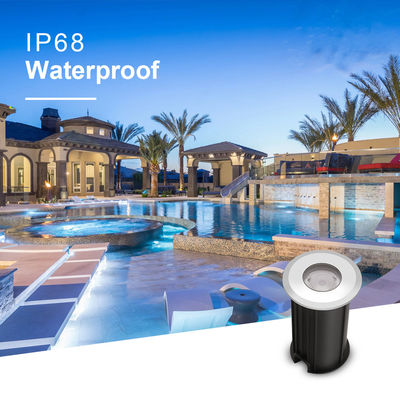 1W IP68 Luces a prueba de agua submarinas 316SS 12V 24V LED Luces de piscina 2700k - 6500k