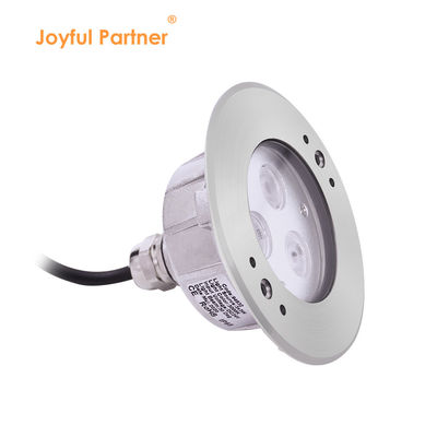 3W resistente al agua IP68 LED piscina bajo el agua luz 316 SS RGB DMX512 luz de estanque