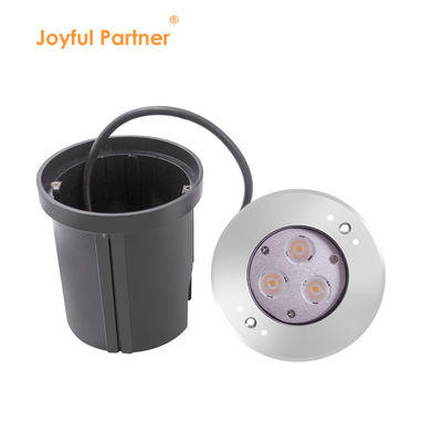 3W resistente al agua IP68 LED piscina bajo el agua luz 316 SS RGB DMX512 luz de estanque