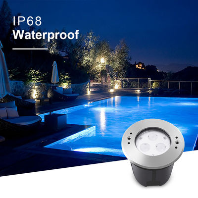 3W resistente al agua IP68 LED piscina bajo el agua luz 316 SS RGB DMX512 luz de estanque