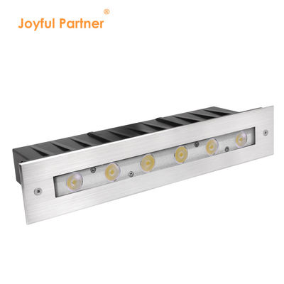 Luz lineal subacuática de acero inoxidable 316 DMX 512 RGB 12W DC24V Lente asimétrica RGB3EN1