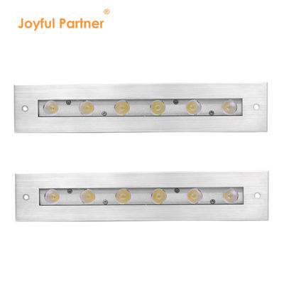 Luz lineal subacuática de acero inoxidable 316 DMX 512 RGB 12W DC24V Lente asimétrica RGB3EN1