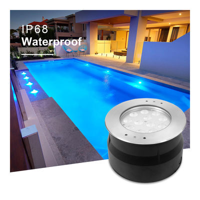12W 24W RGB IP68 luz submarina LED de fondo de la piscina
