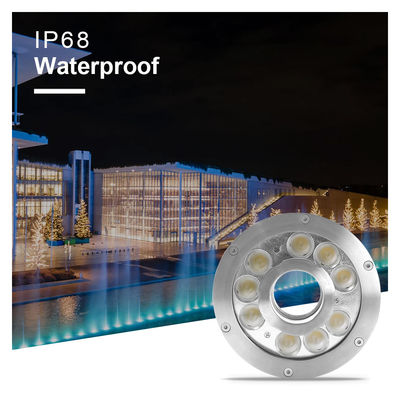 IP68 LED luz de fuente submarina 2700K - 6500K SS316 12V / 24V Compatible