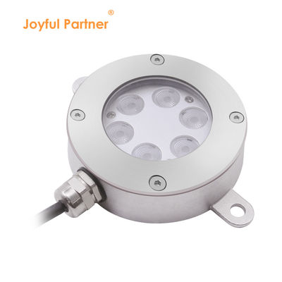 Luz de fuente LED submarina 6W RGB IP68 Luz de fuente impermeable 2700k - 6000k