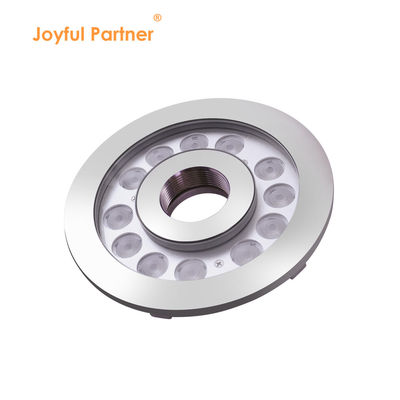 Luz de anillo de fuente LED IP68 24W de acero inoxidable Luz submarina