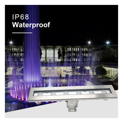 Foco LED Subacuático IP68 6W 12W RGB3 en 1, 290MM de Longitud con Soporte de Montaje