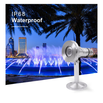 IP68 resistente al agua Iluminación de la piscina Rgb Dmx SS 316 Iluminación de la fuente LED