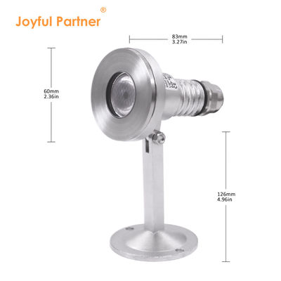 Luces de piscina impermeables IP68 RGB DMX SS316 LED 12V DC con soporte de montaje