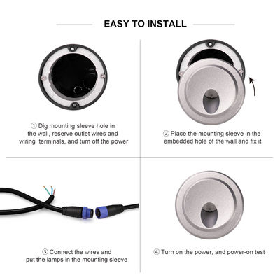 Luces LED para el exterior de pared IP65 de aluminio resistente al agua